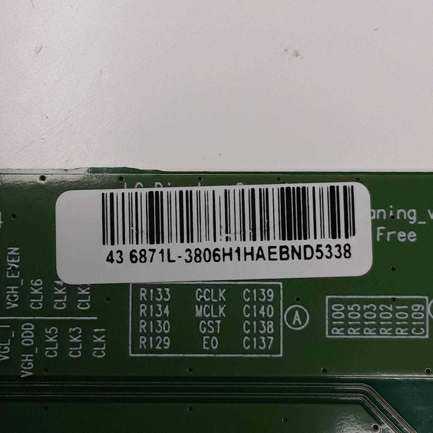 CARTE T-CON pour télé HITACHI 43HB6T62