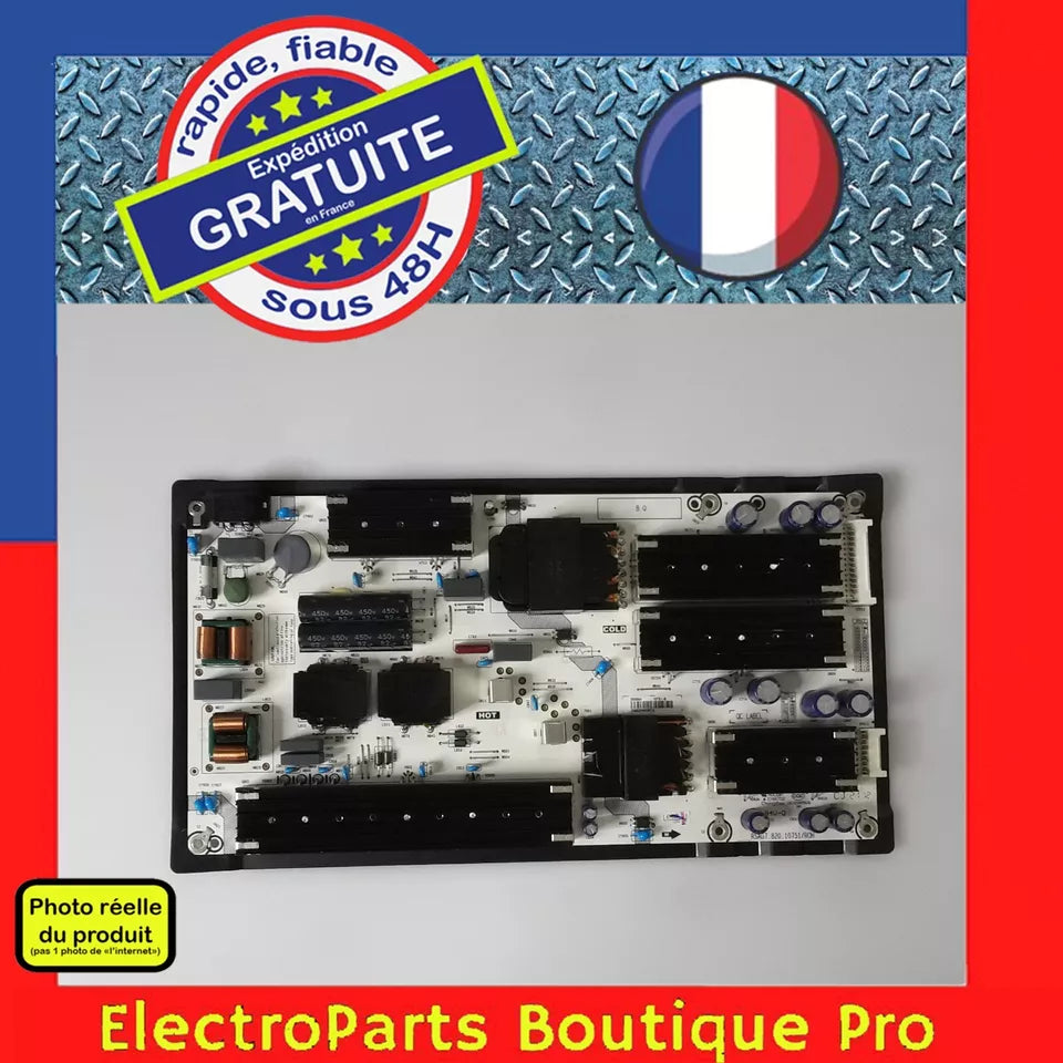 Carte d'alimentation RSAG7.820.10751/ROH pour télé HISENSE 55U8GQ