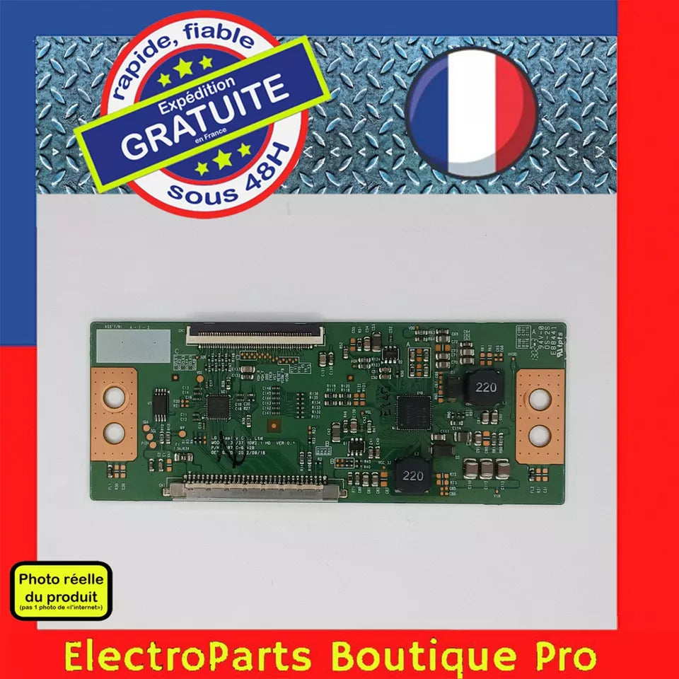 Carte T-CON LG 6870C-6442B pour télé TOSHIBA 32 POUCES