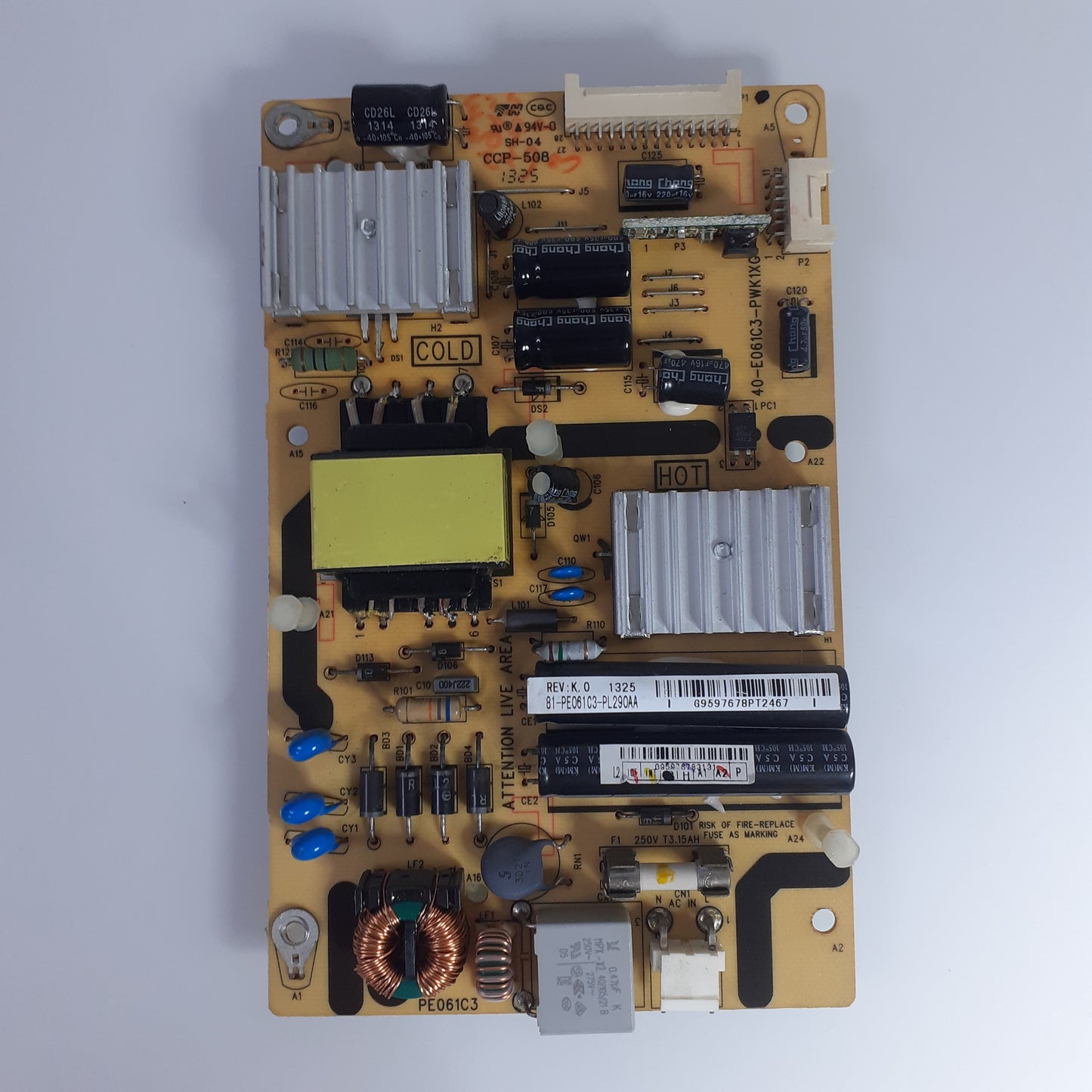 CARTE D'ALIMENTATION 81-PE061C3-PL290AA pour Télé THOMSON 32HU5253CW