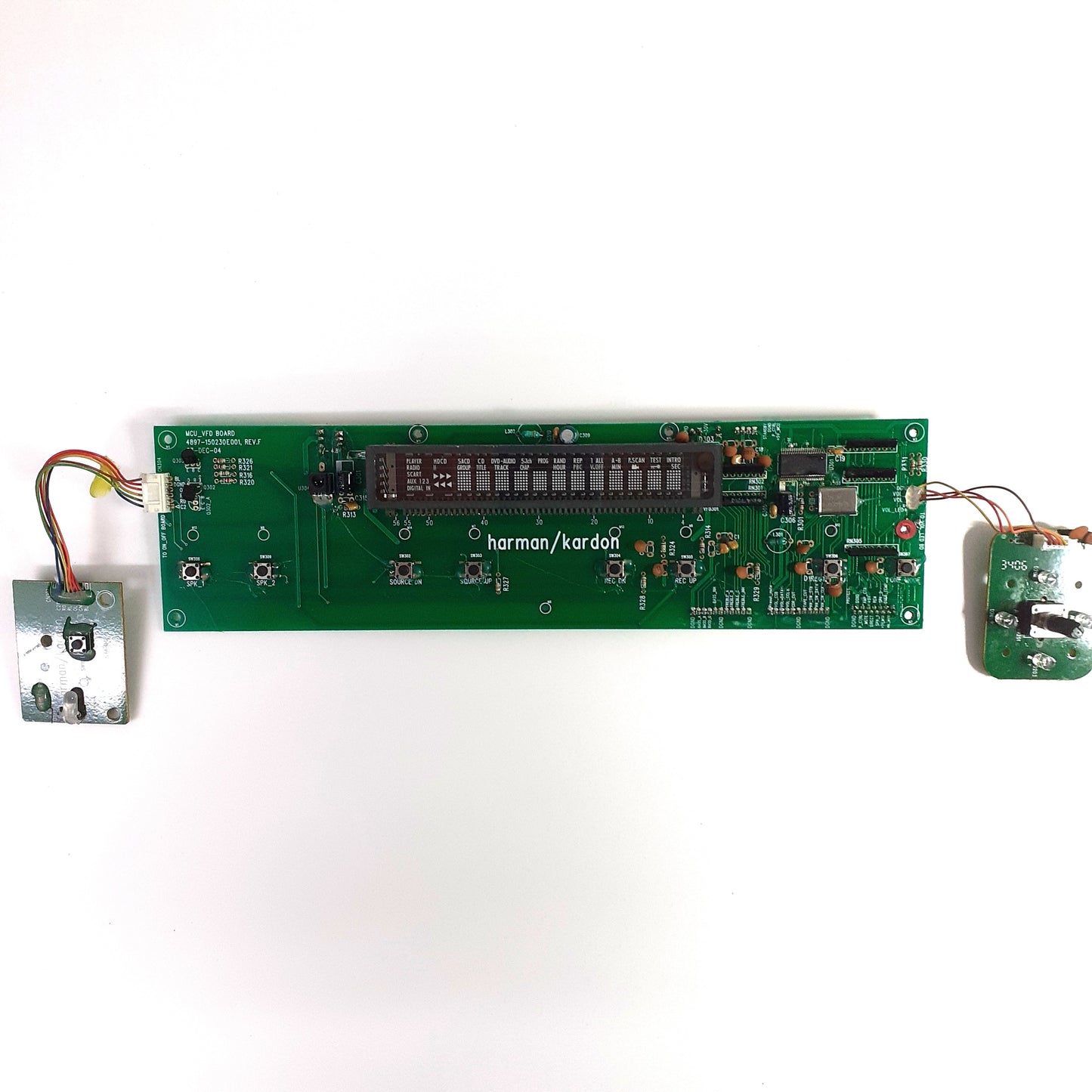 CARTE DE COMMANDE MCU_VFD / 4897-150230E001 REV.F pour ampli HARMAN KARDON HK 970