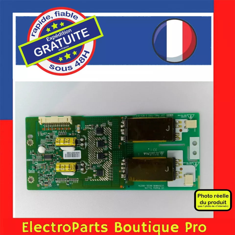 Carte inverter LC320WXN 6632L-0627A pour télé WALTHAM WTHD 3212 B MK2