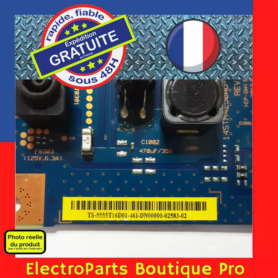 Carte pilote LED 14STM4250AD-6S01 REV:1.0 pour télé SONY KDL-55W815B