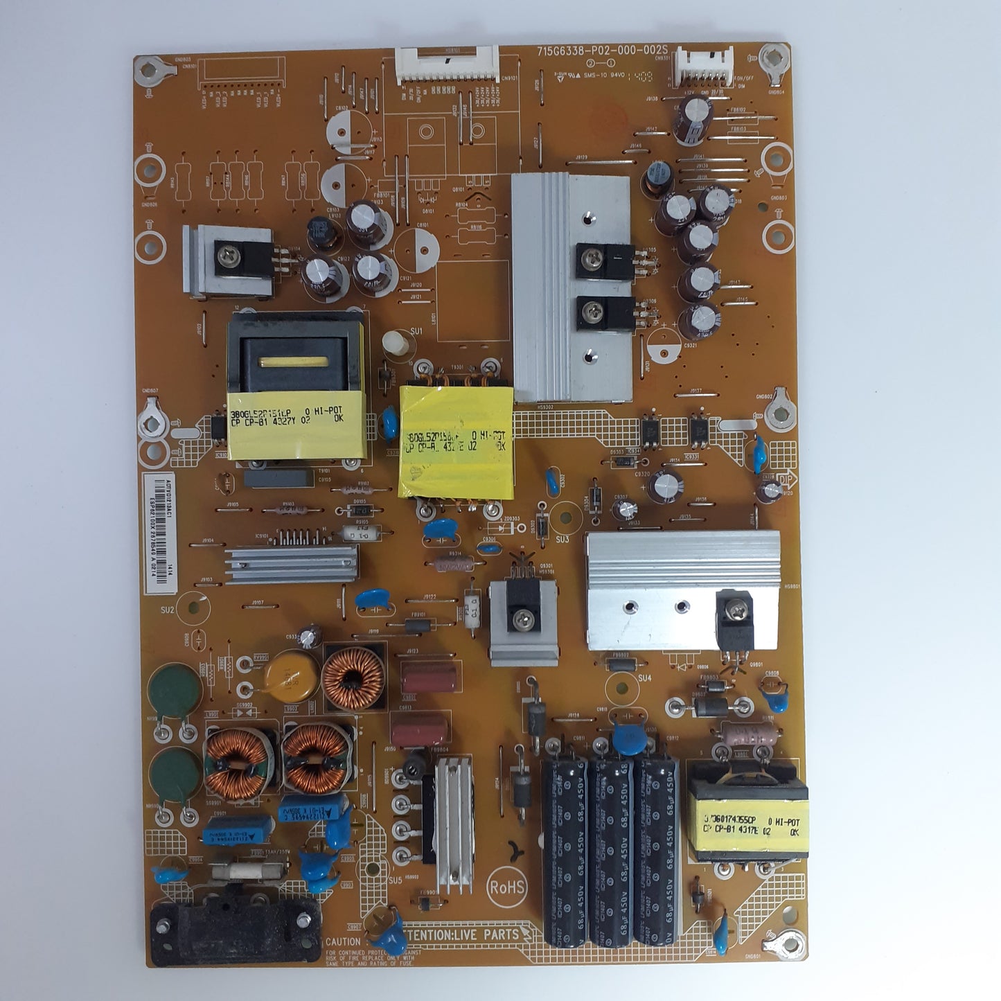 CARTE D'ALIMENTATION ADTVD1213AC1 / 715G6338-P02-000-002S pour Télé PHILIPS 47PFH6309/88
