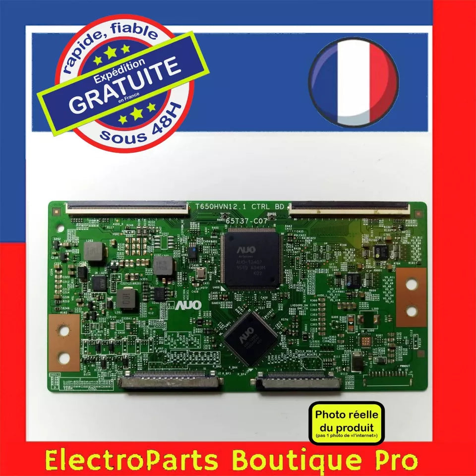 Carte T-CON AUO T650HVN12.1 65T37-C07 pour télé SHARP LC-65LE654U