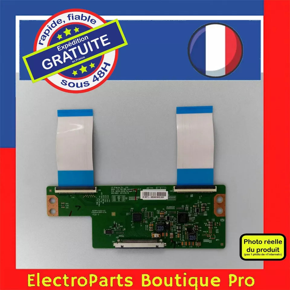 Carte T-CON LG 6870C-0532B pour télé HAIER LDF48V100