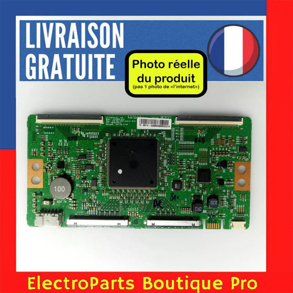 Carte T-CON LG 6870C-0751A pour télé SONY KD-75XF8596