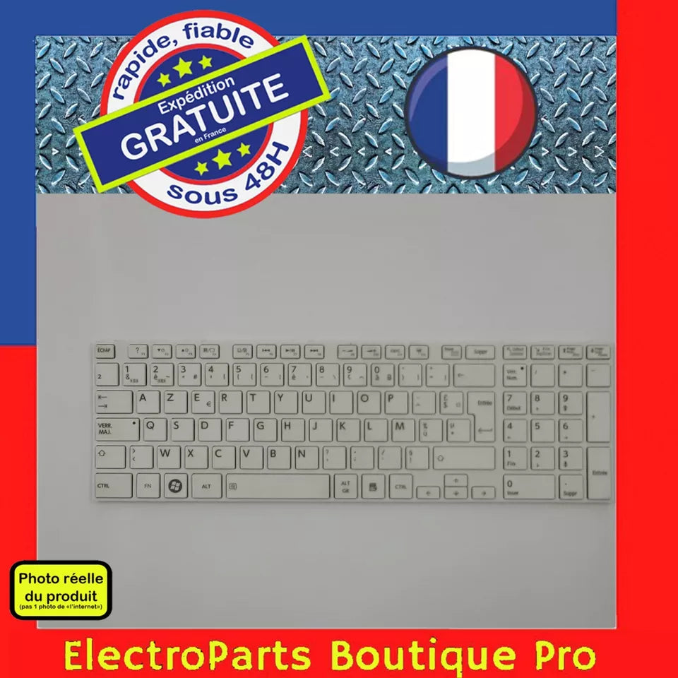 Clavier français AZERTY pour PC portable TOSHIBA L850 L850-12V