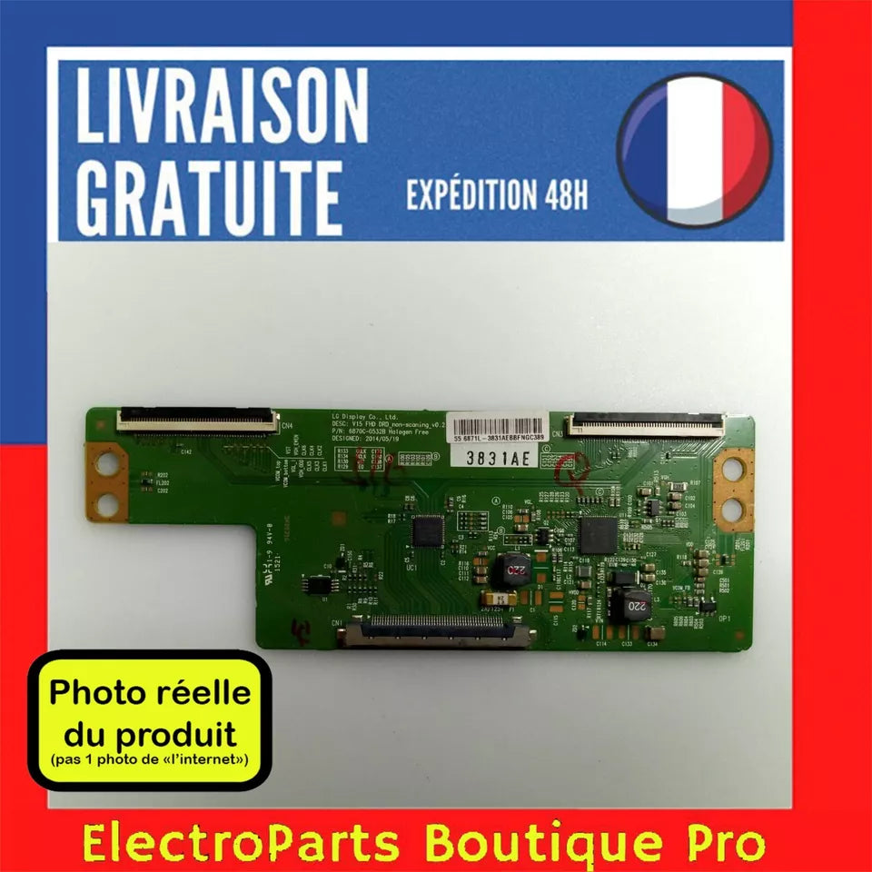 Carte T-CON LG 6870C-0532B pour télé