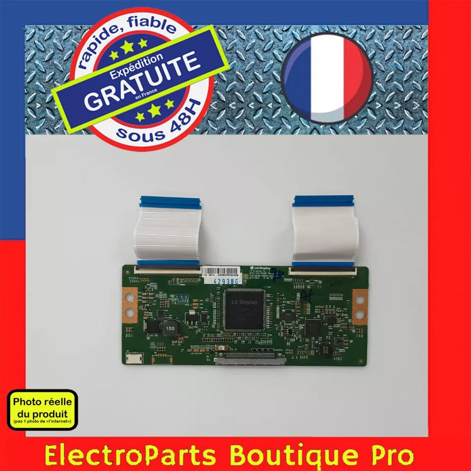Carte T-CON 6870C-0584A pour télé JVC LT-43HW95U
