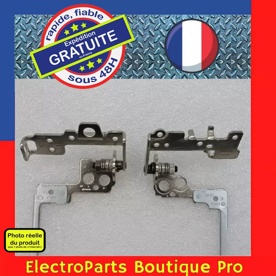 Charnières (droite + gauche) pour PC portable HP 250 G6