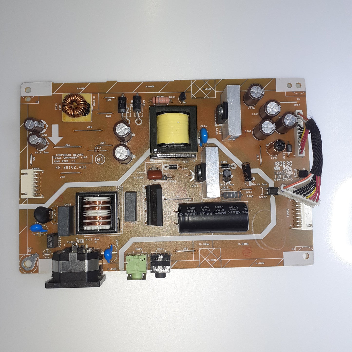 CARTE D'ALIMENTATION 4H.28102.A03 pour moniteur IIYAMA PL2783H