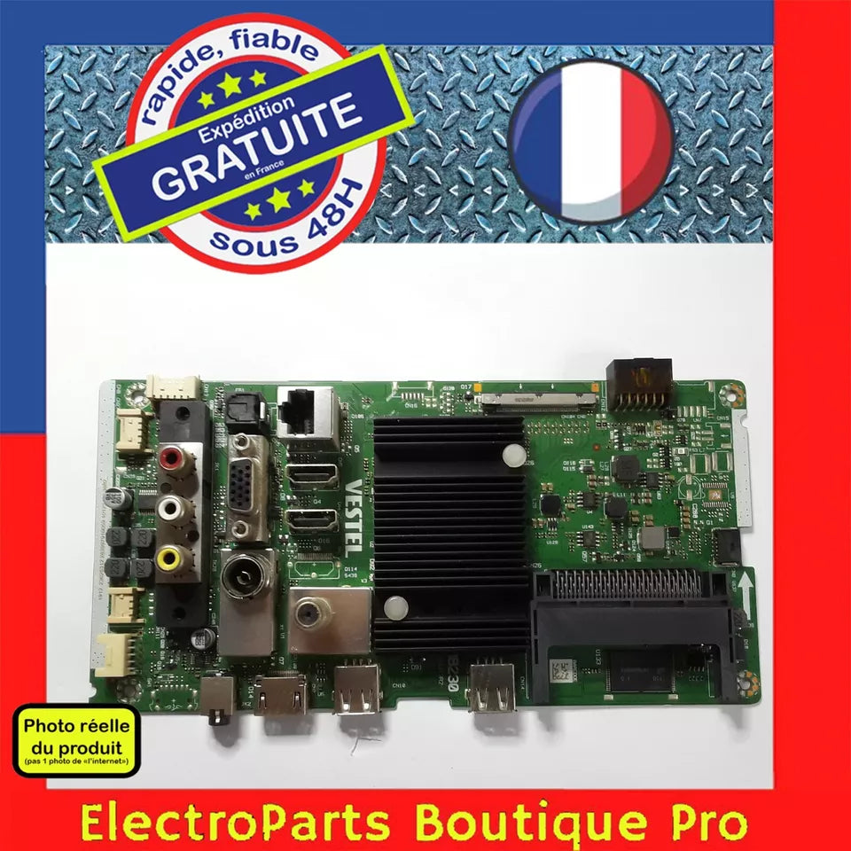 Carte principale VESTEL 17MB230 23625312 pour télé HITACHI 49HK6100W