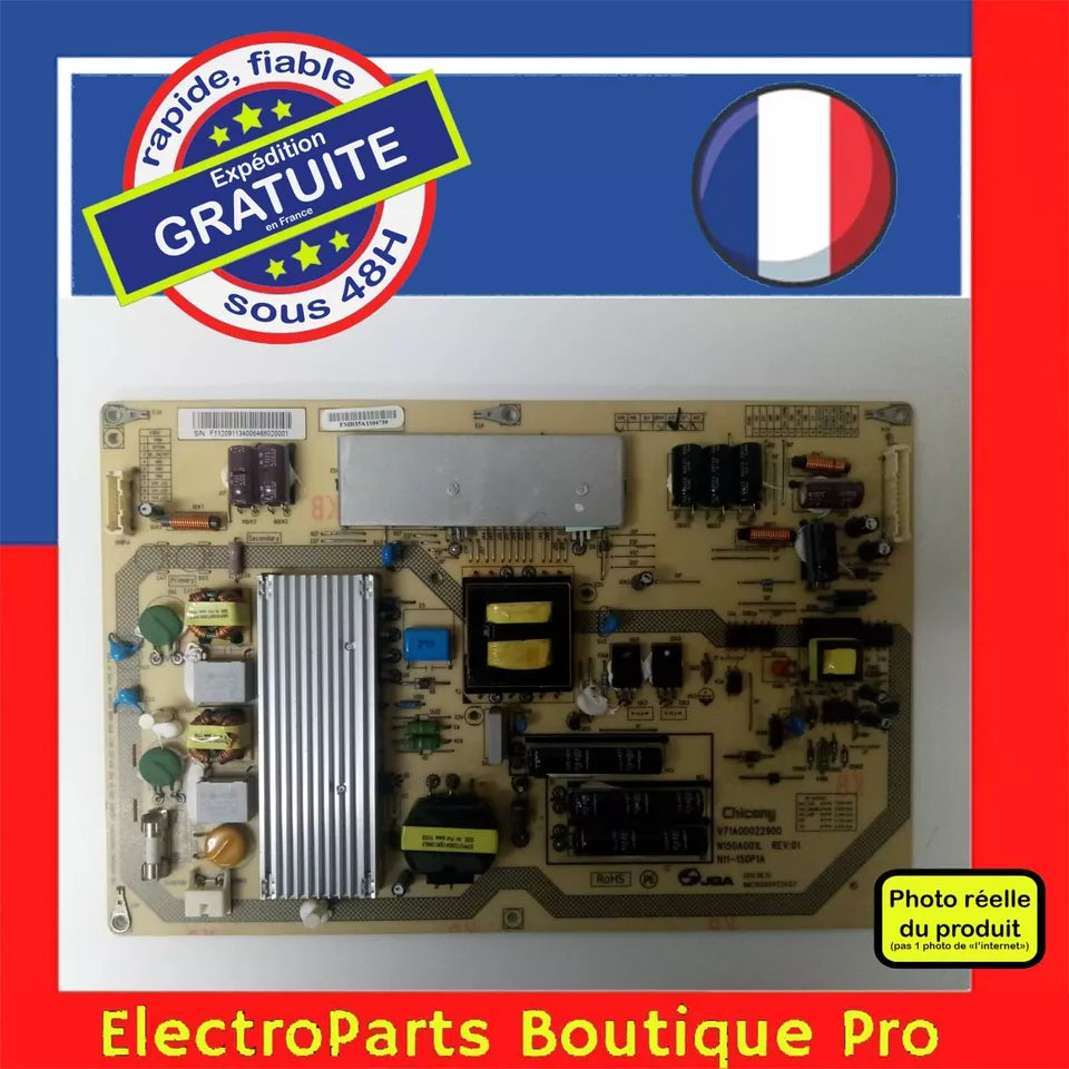 Carte d'alimentation N150A001L N11-150P1A REV:01 pour télé TOSHIBA 40TL8