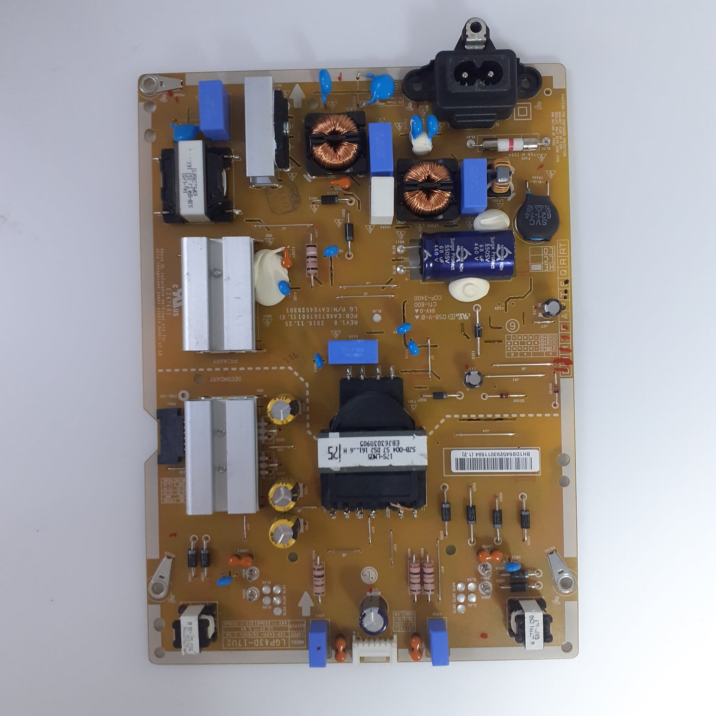 CARTE D'ALIMENTATION LGP43D-17U2 EAY64529301 pour Télé LG 43UJ670V