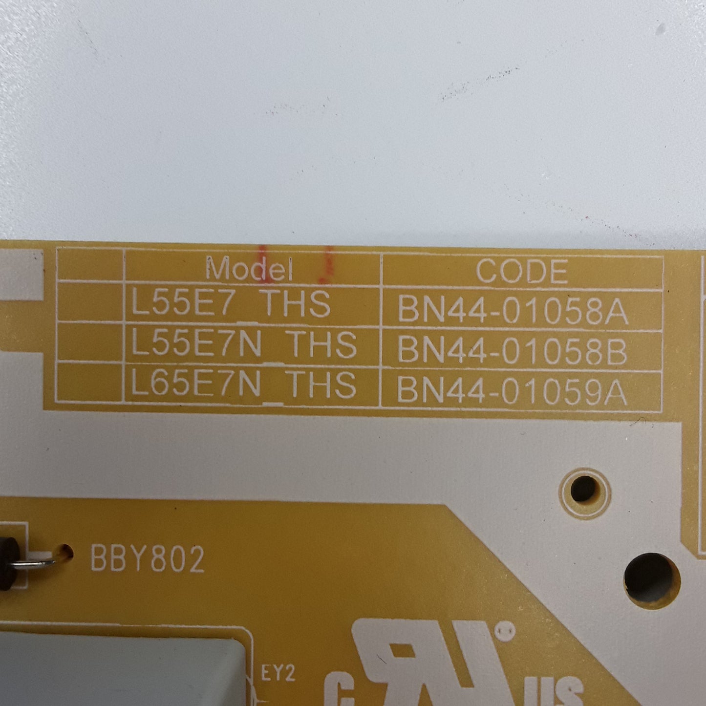CARTE D'ALIMENTATION BN44-01058A pour télé SAMSUNG QE50Q65T