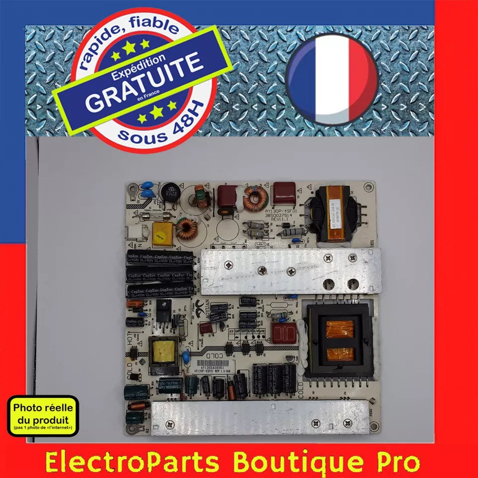 Carte d'alimentation AOYUAN AY130P-4SF01 REV:1;0-008 pour télé QUANTEC