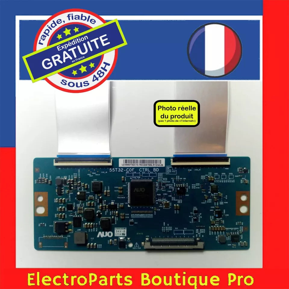 Carte T-CON AUO 55T32-C0F pour télé PHILIPS 50PUS6262/05