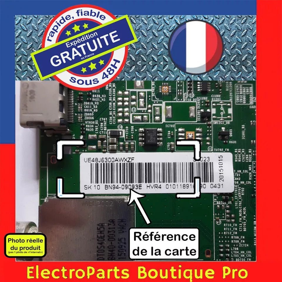 Carte principale BN94-09093E pour télé SAMSUNG U48J6300AW