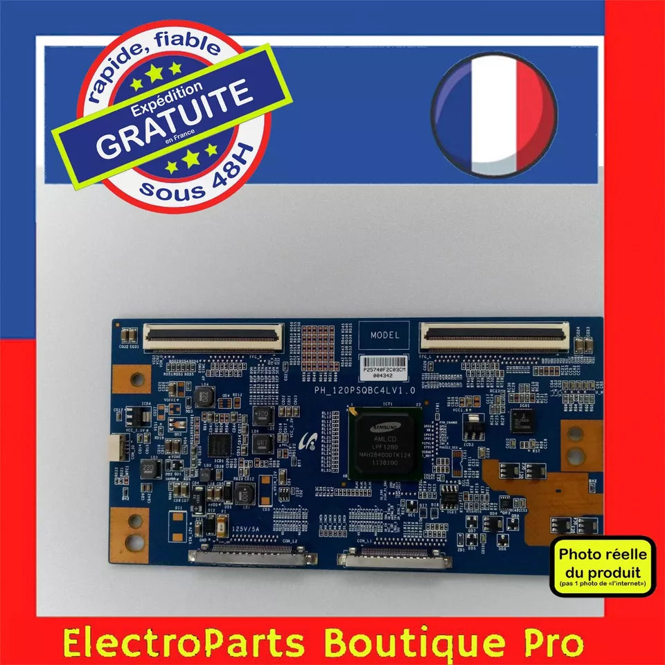 Carte T-CON PH-129PSQBC4LV1.0 pour télé Carte T-CON PH-129PSQBC4LV1.0 pour télé PHILIPS 46PFL5007H/O12 46PFL5007H/O12