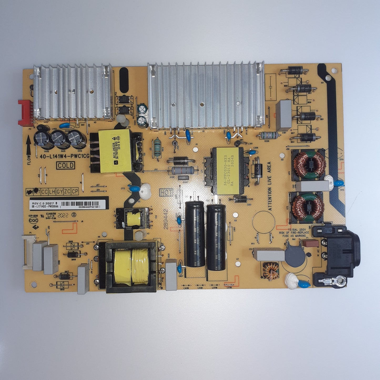 CARTE D'ALIMENTATION 08-L171HD2-PW200AA pour Télé TCL 65EP660