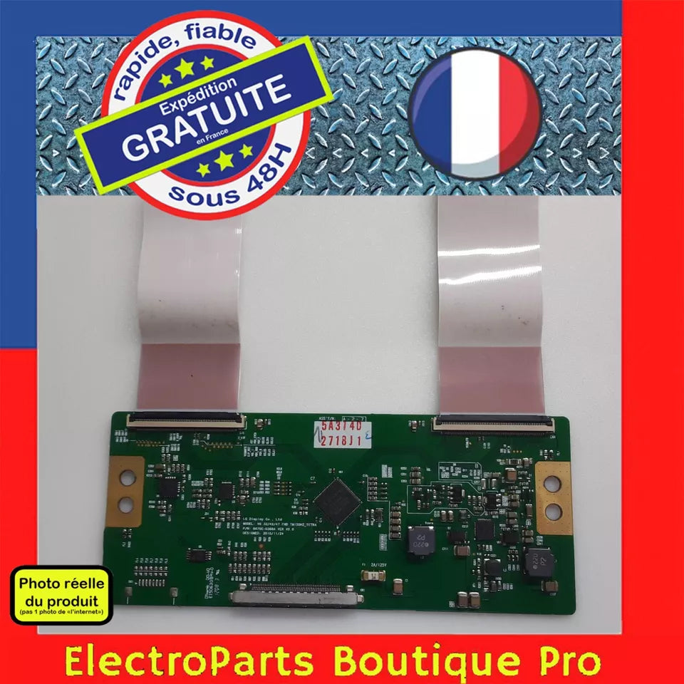Carte T-CON 6870C-0368A VER V0.6 pour télé LG 42LV3550-ZH