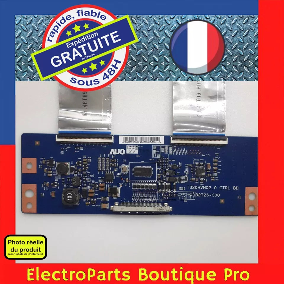 Carte T-CON AUO T320HVN02.0 32T26-C00 pour télé SAMSUNG UE32ES5500