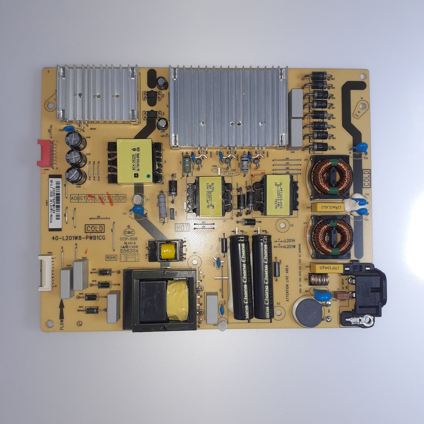 CARTE D'ALIMENTATION 08-L201W74-PW200AA pour Télé TCL 65EP681