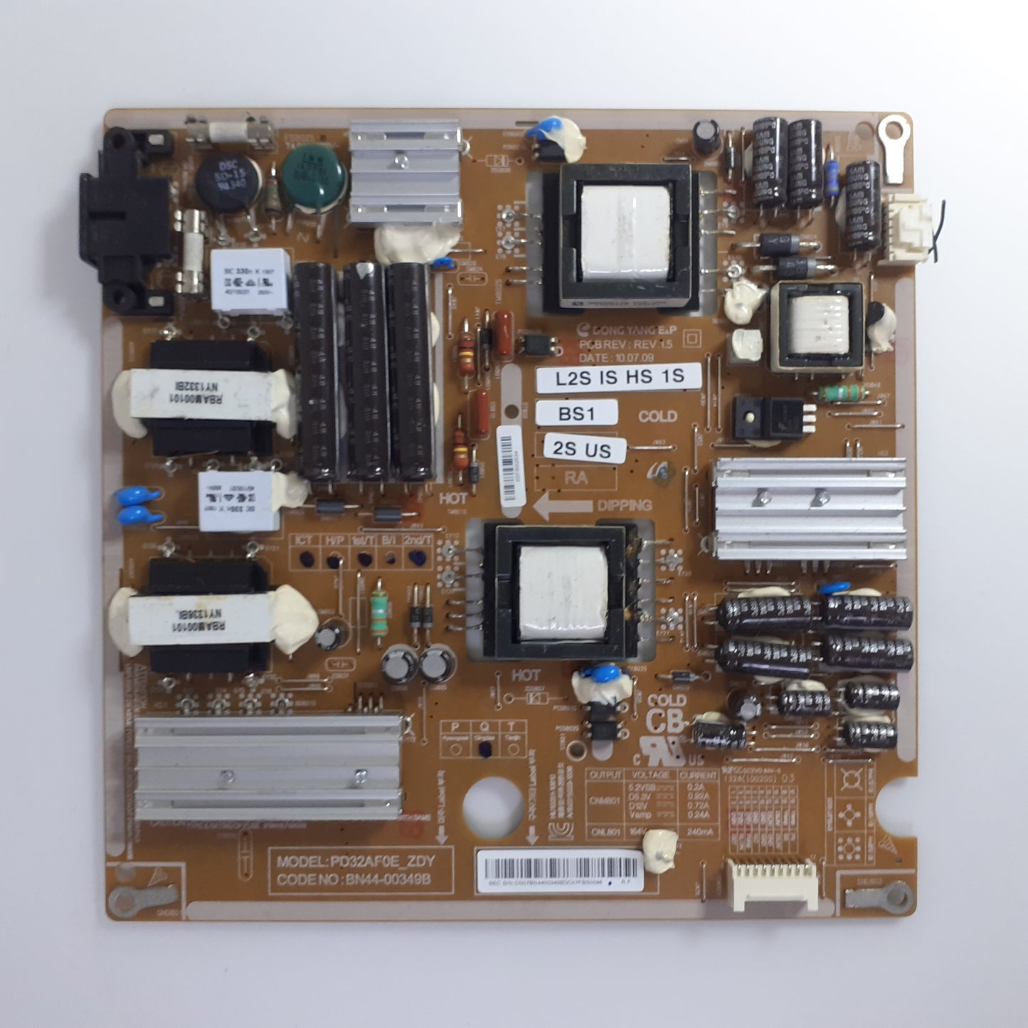 CARTE D'ALIMENTATION BN44-00349B pour Télé SAMSUNG UE32C4000