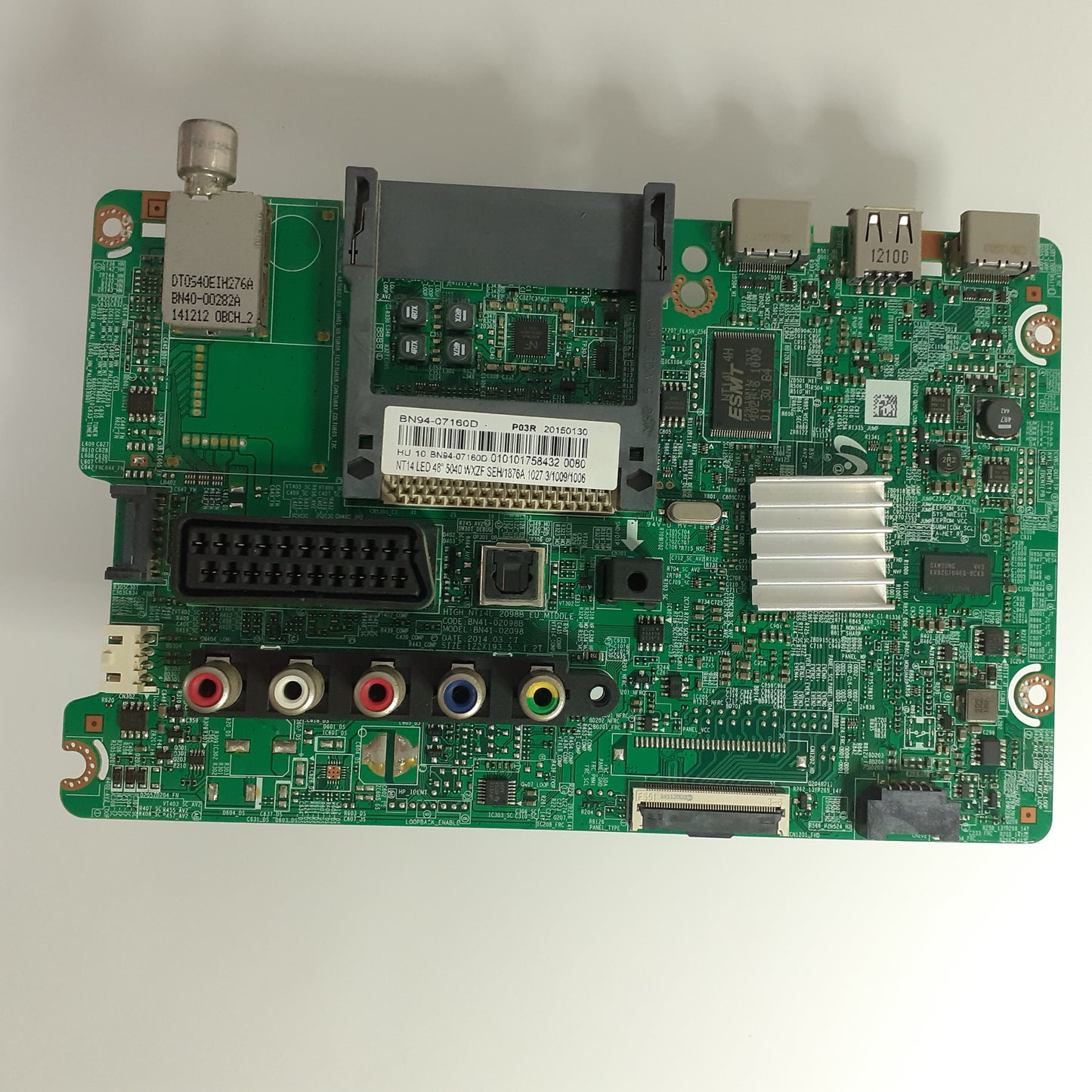 CARTE PRINCIPALE BN94-07160D pour Télé SAMSUNG UE48H5040AW