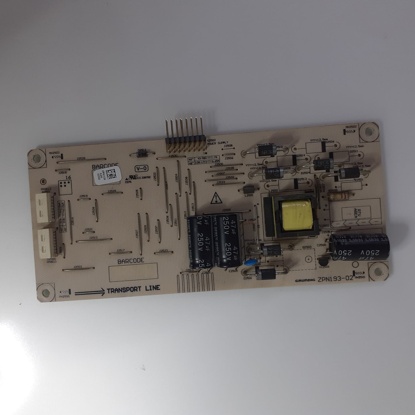 carte Pilote LED ZPN120 ZPN193-02 pour Télé GRUNDIG 49 VLX 8650 BP