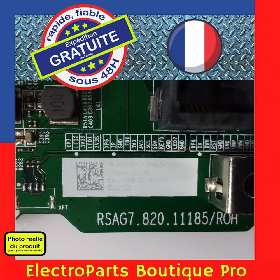 Carte principale RSAG7.820.11185/ROH pour télé HISENSE 55U8GQ