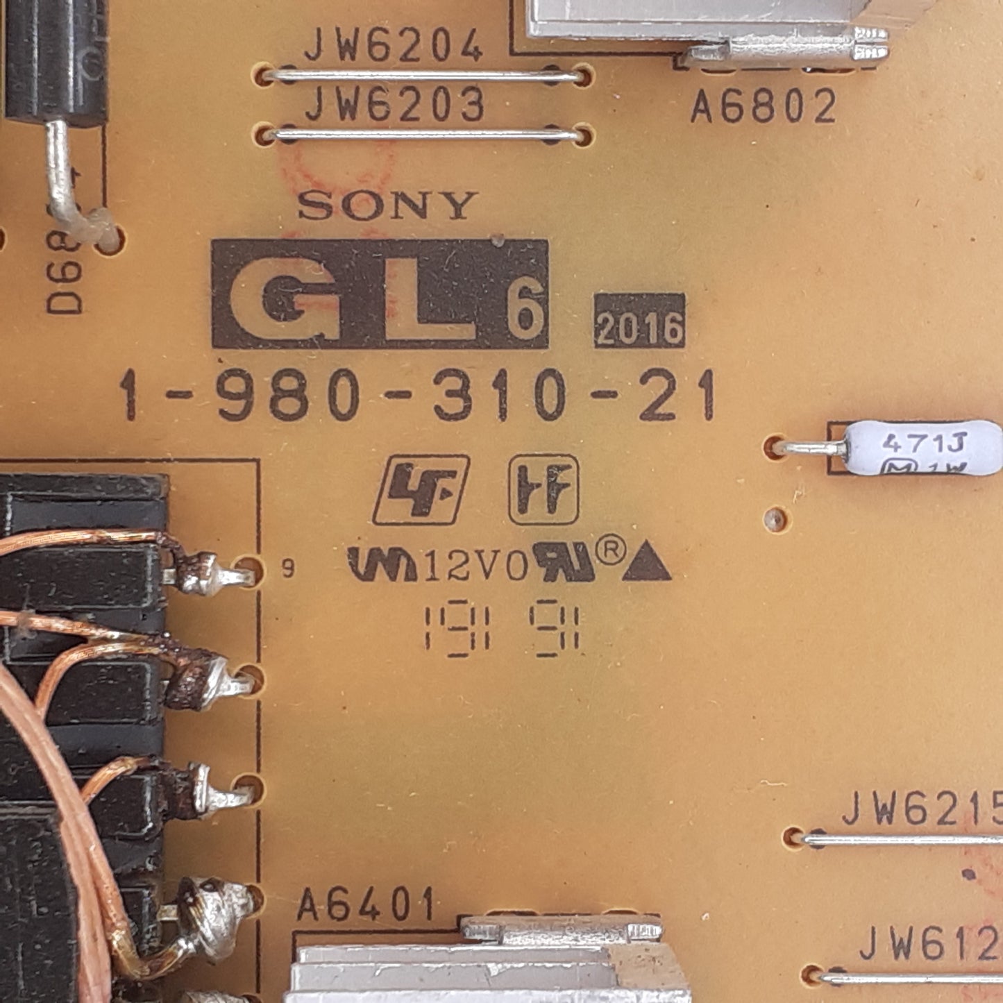 CARTE D'ALIMENTATION 147463323 pour télé SONY KD-55X7056