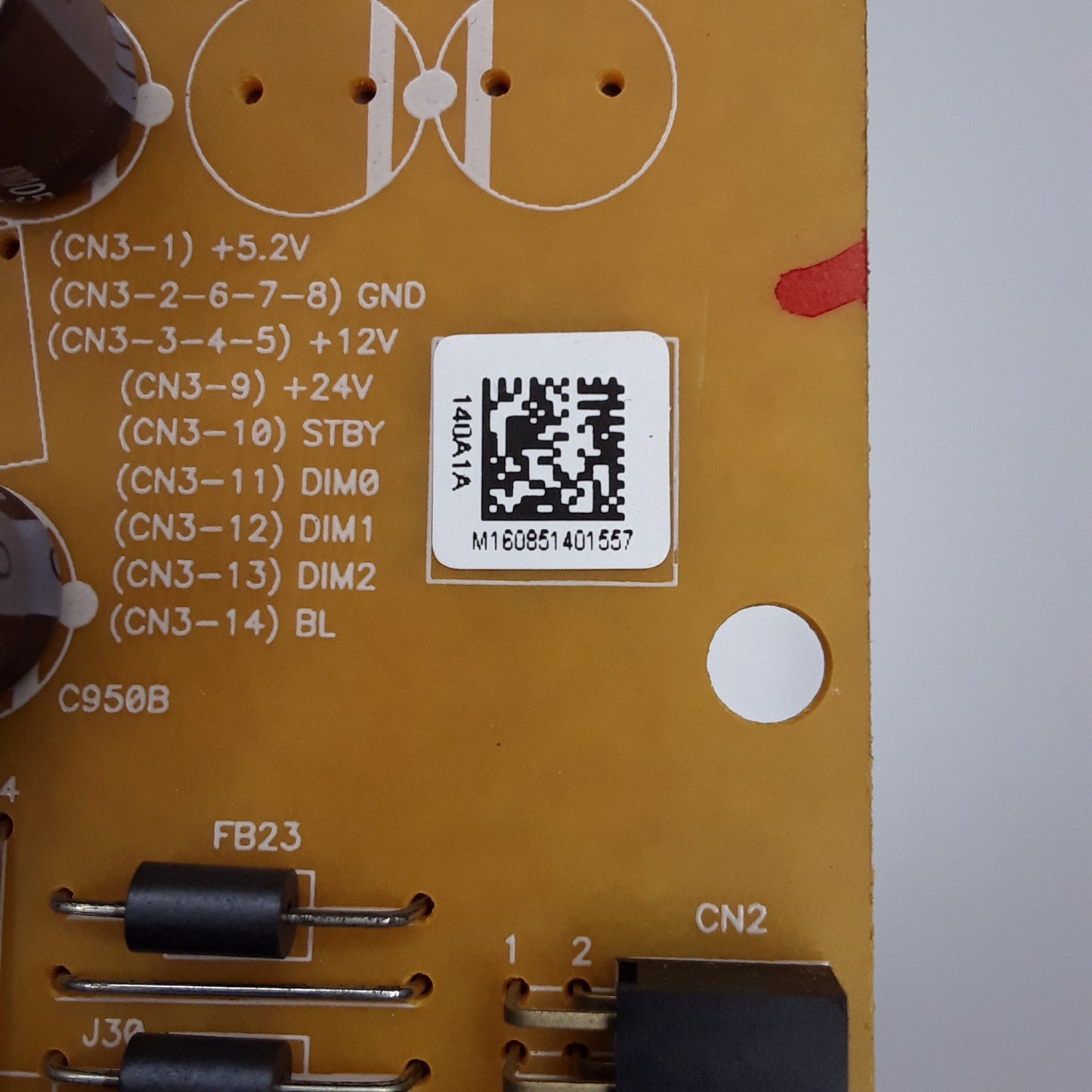 CARTE D'ALIMENTATION ZNS910R 60404523 402 REV:00 pour télé GRUNDIG 49 VLE 6621 BP