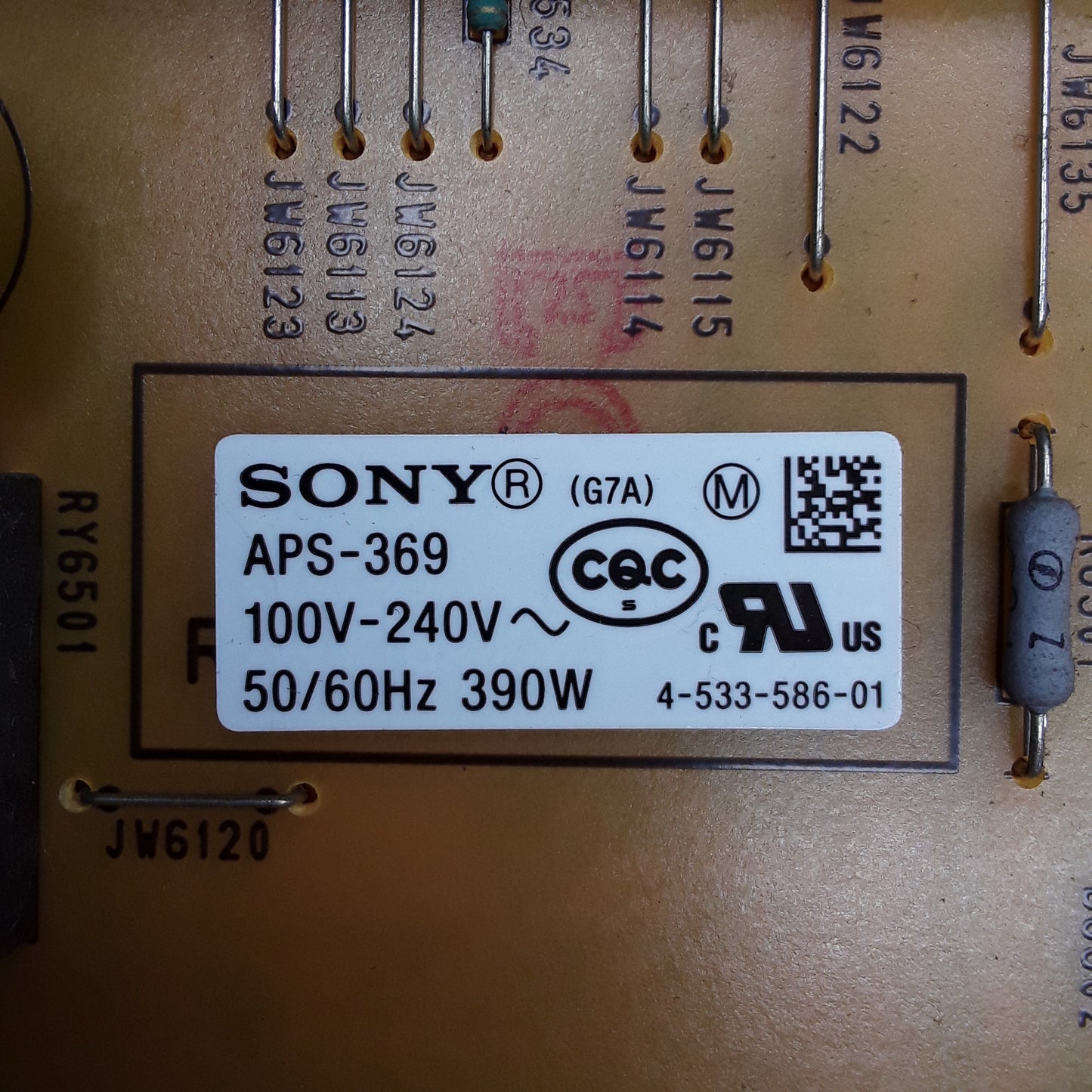 CARTE D'ALIMENTATION 147457711 pour télé SONY KDL-55X8505B