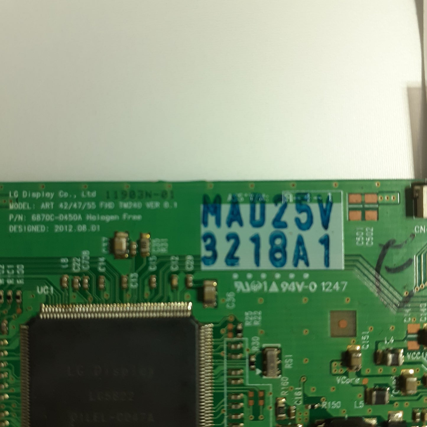 CARTE T-CON LG 6870c-0450A pour Télé PANASONIC TX-L55ET60E