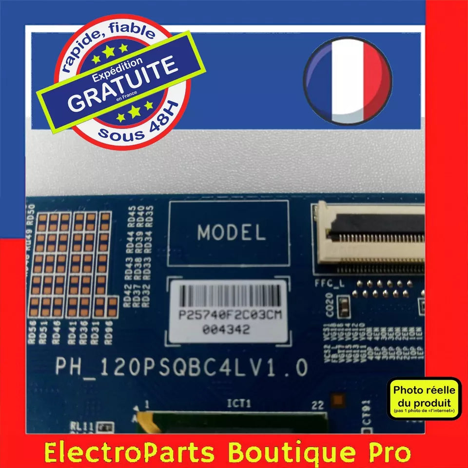 Carte T-CON PH-129PSQBC4LV1.0 pour télé Carte T-CON PH-129PSQBC4LV1.0 pour télé PHILIPS 46PFL5007H/O12 46PFL5007H/O12