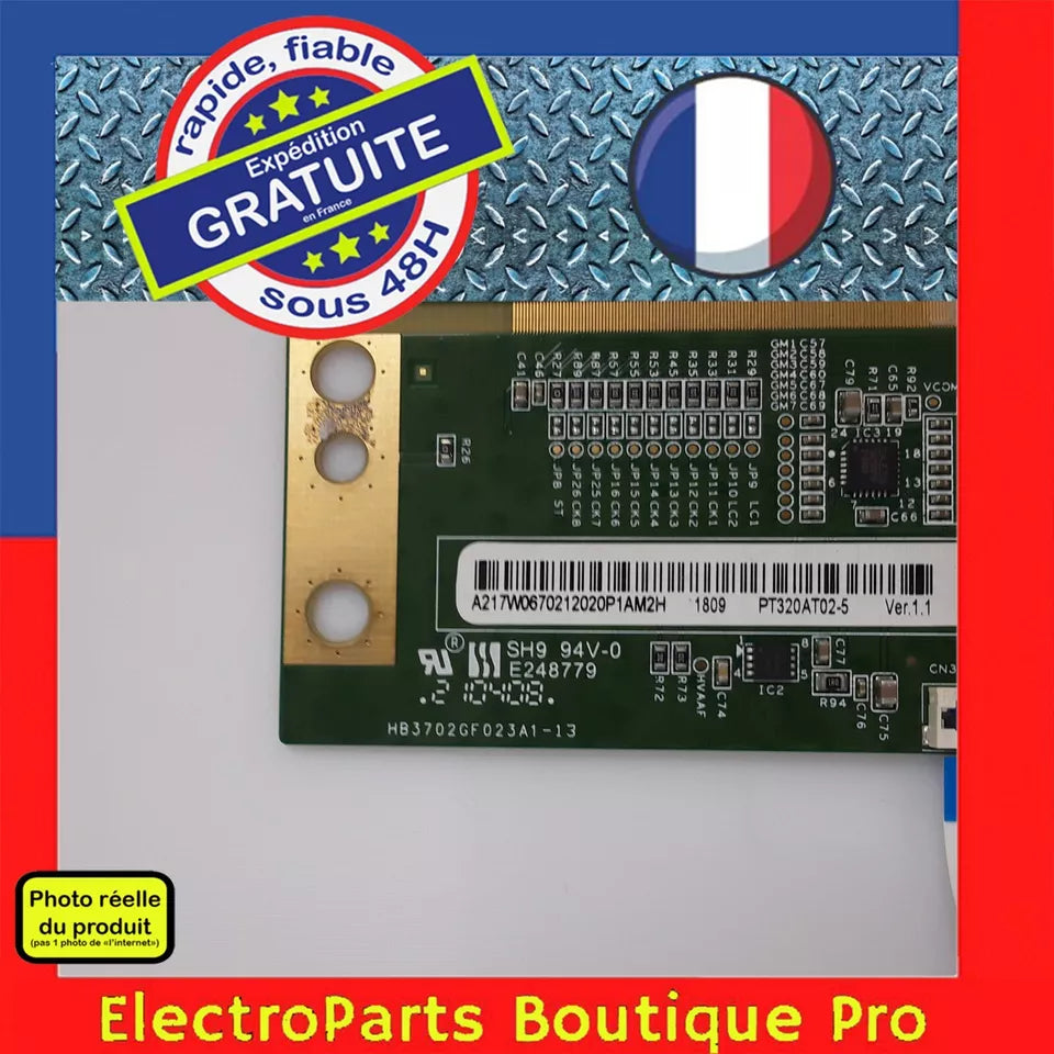 Carte T-CON PT320AT02-5 pour télé HISENSE 32A5600F