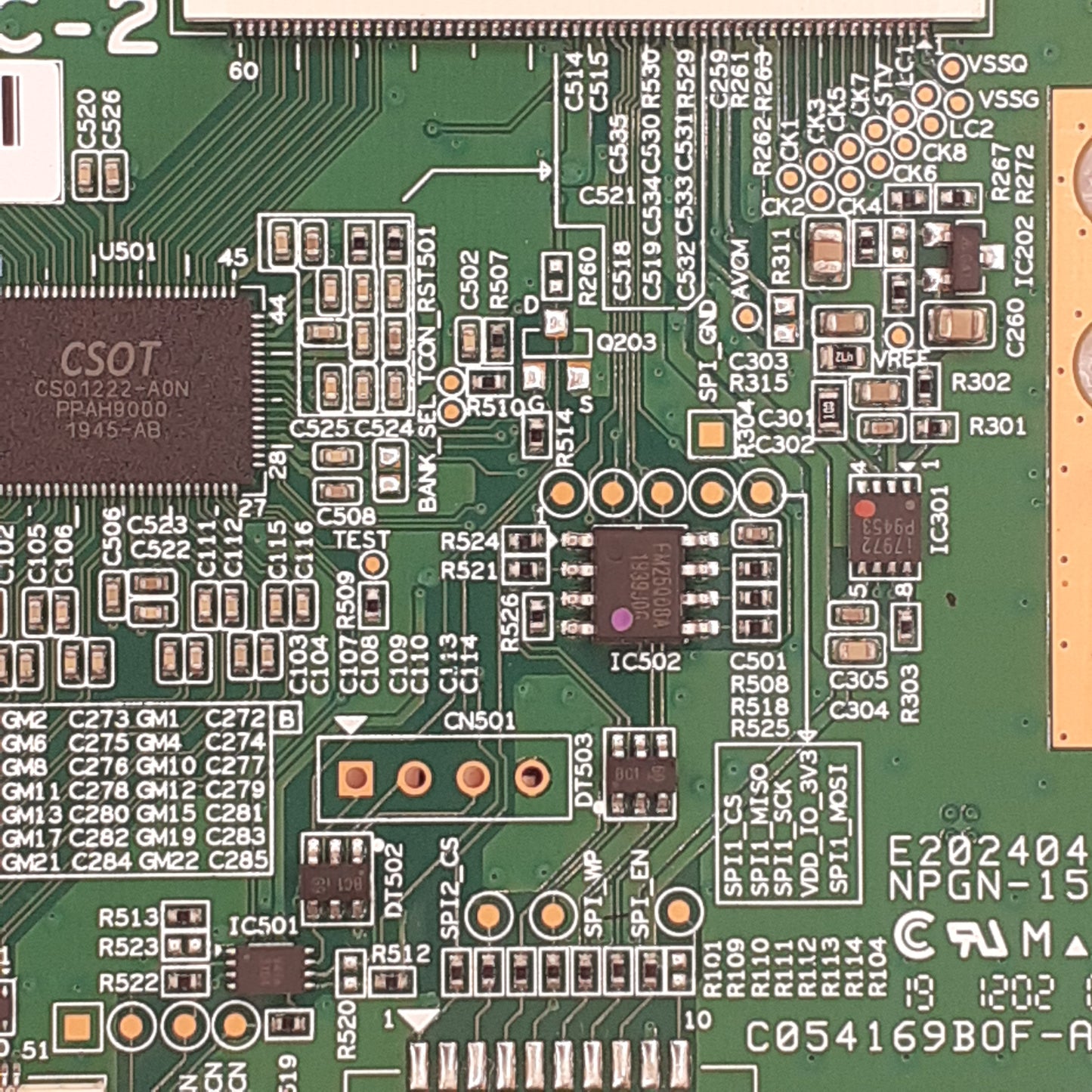 CARTE T-CON ST6451D02-A-C-2 pour télé TCL 65EP660