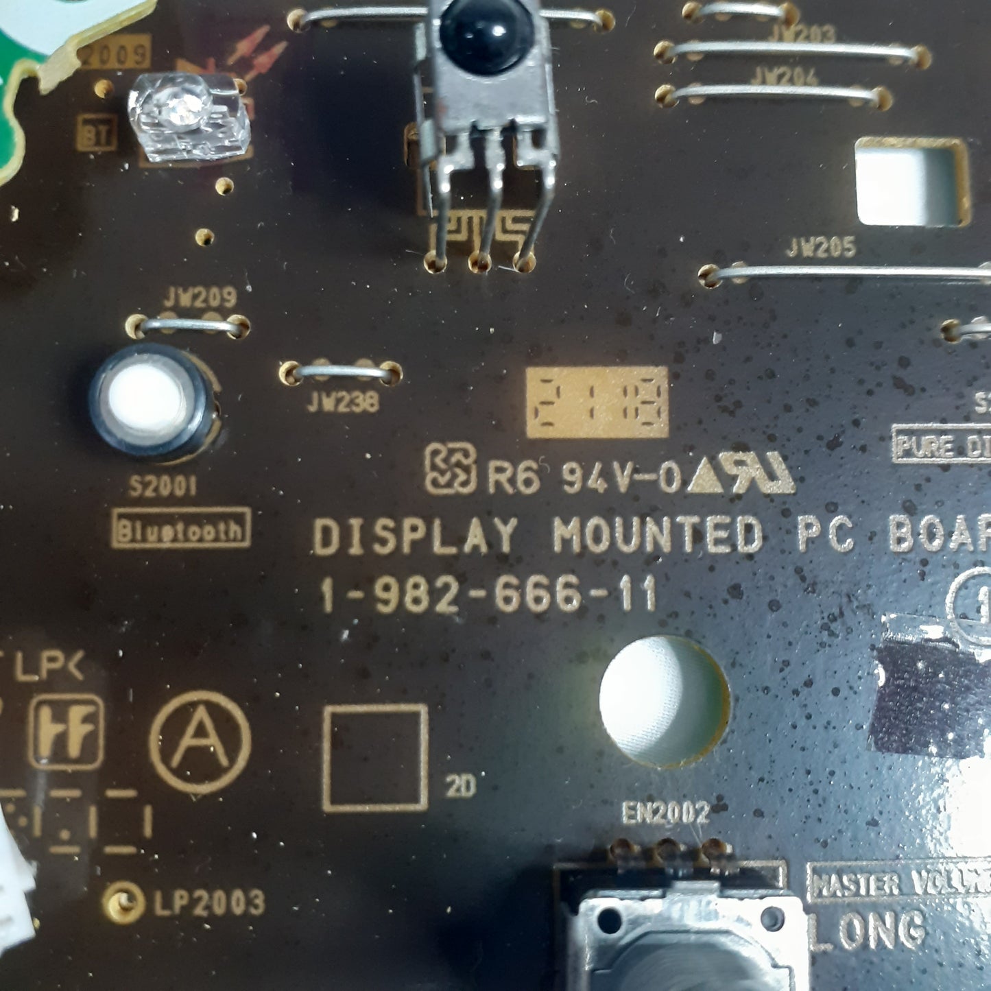 CARTE DE COMMANDE 1-982-665-11 / 1-982-666-11 pour ampli SONY STR-DH591
