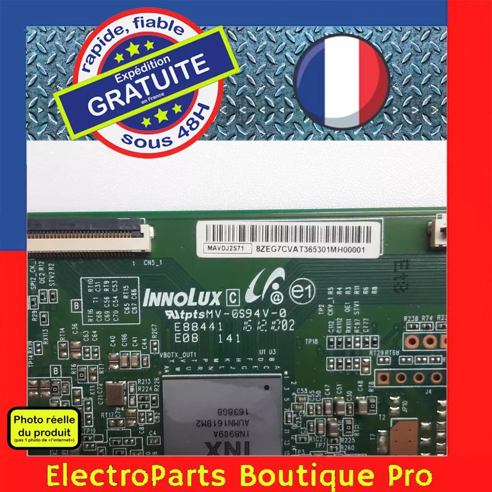 Carte T-CON MAVDJ2S71 pour télé PANASONIC TX-58EX700E