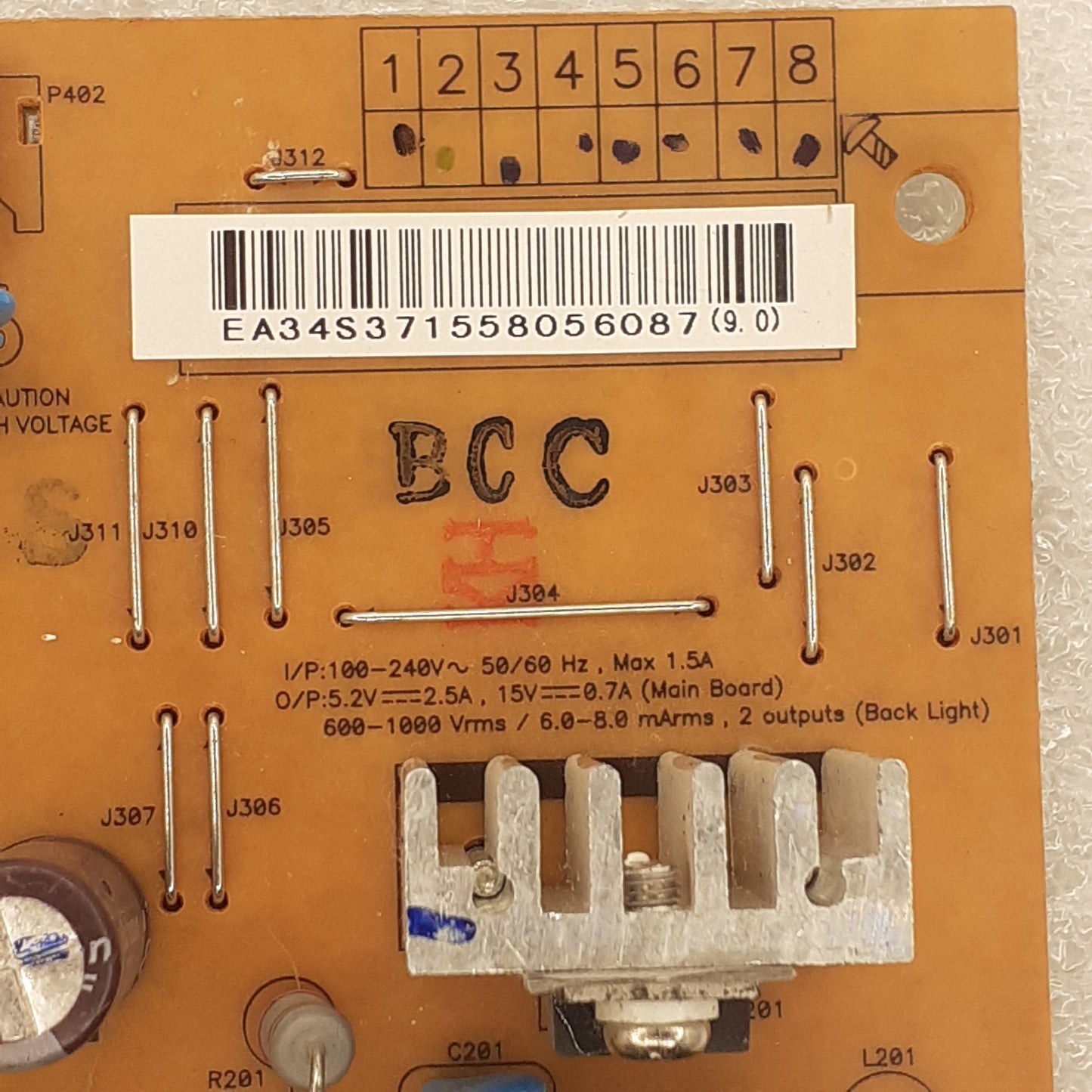 CARTE D'ALIMENTATION EAY37155805 / AIP-0187 pour Télé LG 19LH20