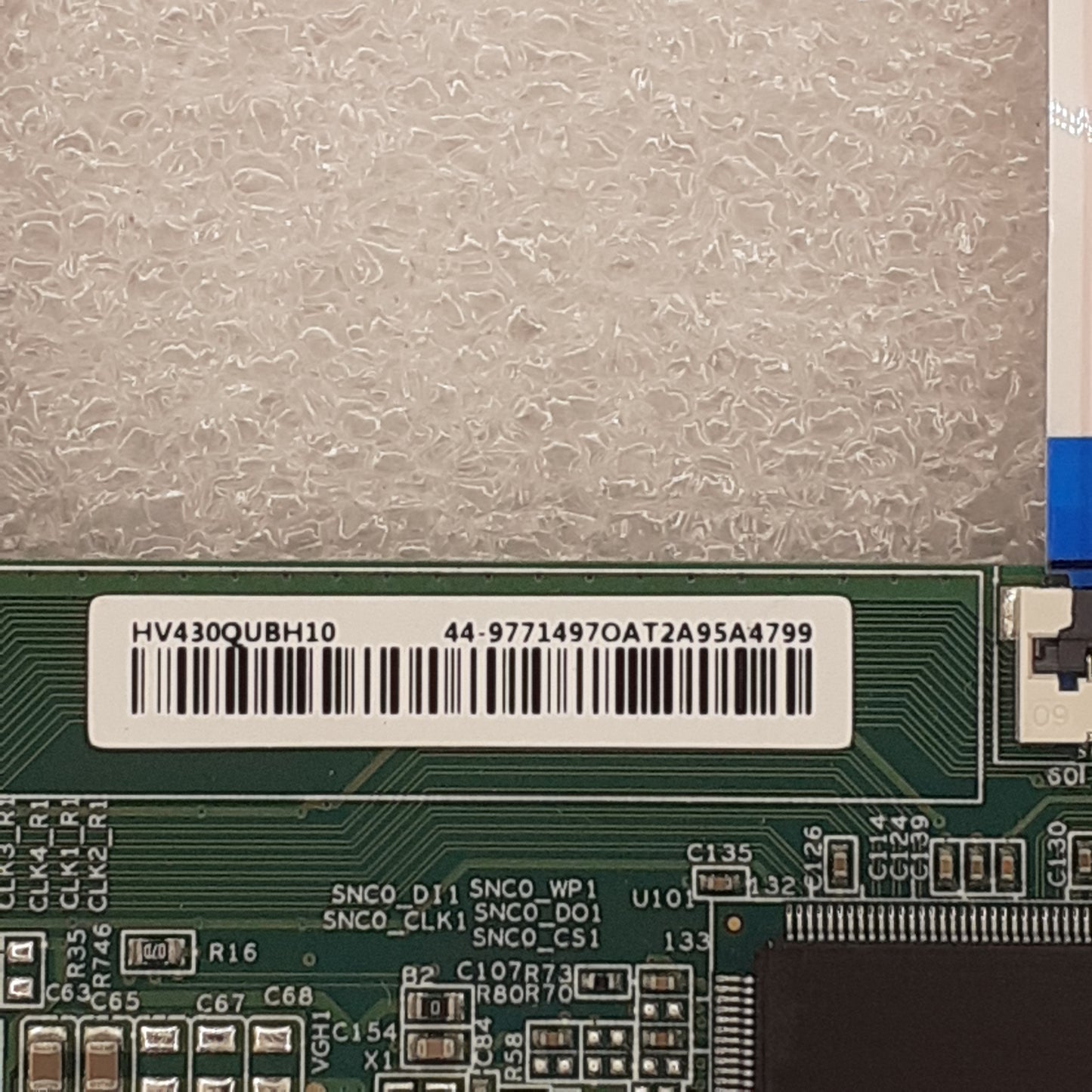 CARTE T-CON HV430QUBH10 pour Télé TECHWOOD TK43UHD03