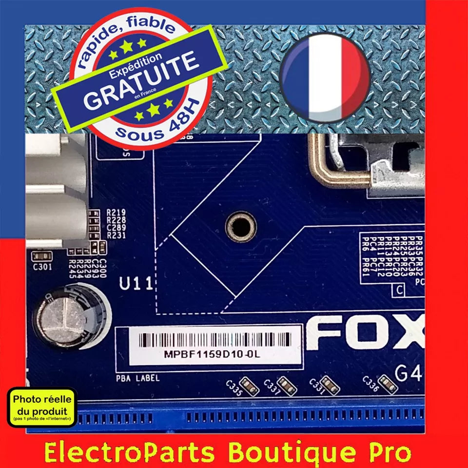 Carte mère socket LGA 775 FOXCONN G41MXE (déballée, jamais utilisée) pour Ordinateur