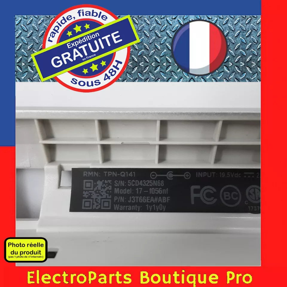 Plasturgie dessous de caisse (bottom case) pour PC portable HP 17-F