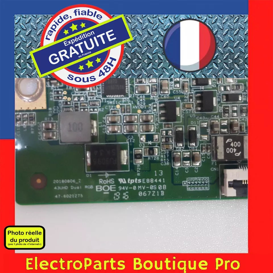 Carte T-CON pour télé TECHWOOD TK43UHD03B