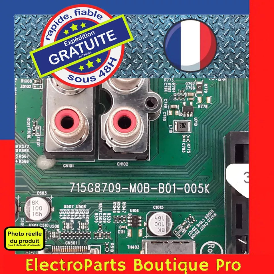 Carte principale 704TQIPL145 pour télé PHILIPS 55PUS6503/12