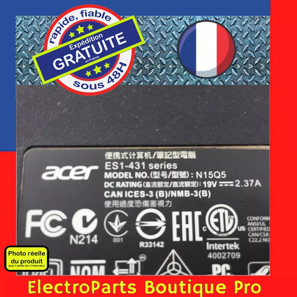 Plasturgie dessous de caisse (bottom case) pour PC portable ACER ES1-431