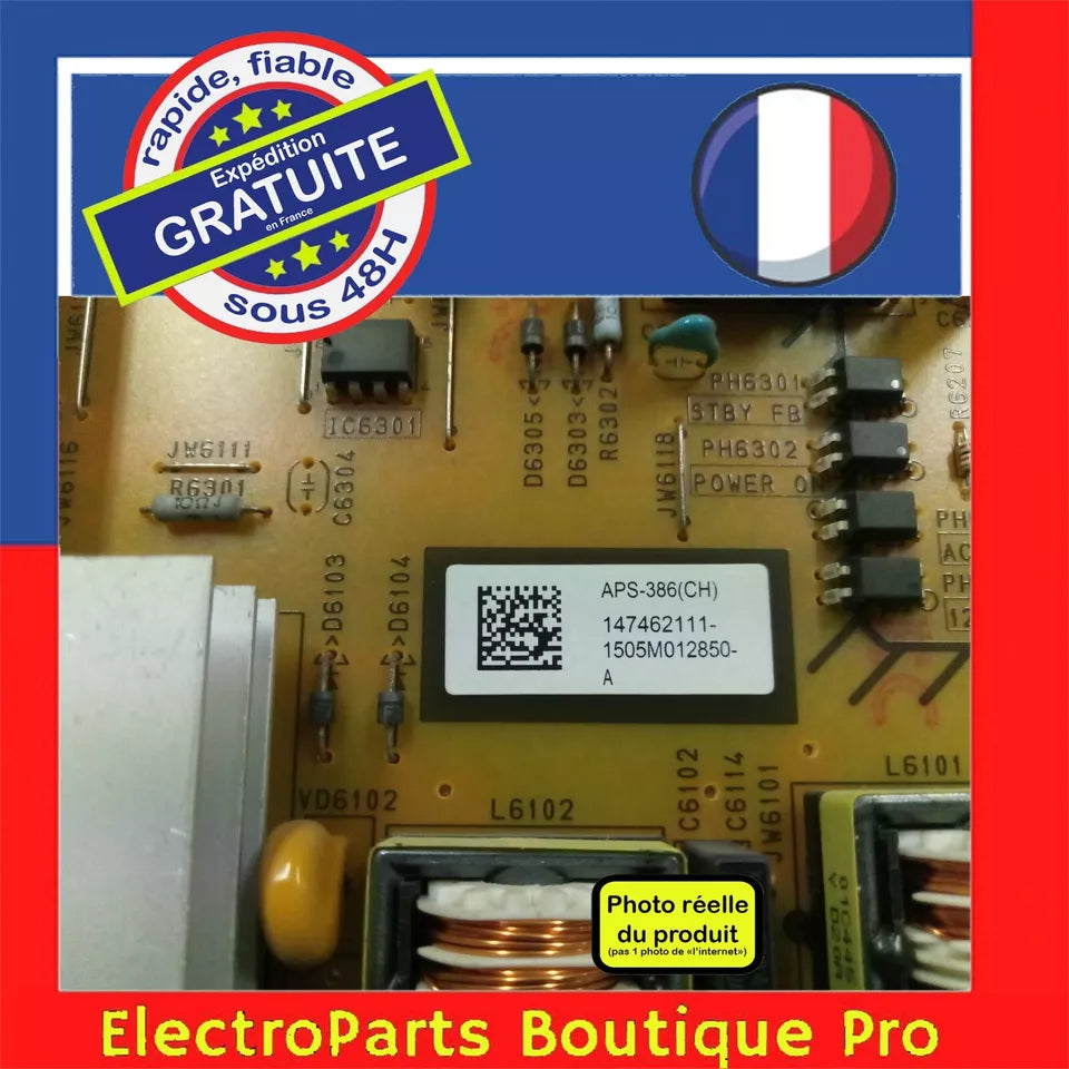 Carte d'alimentation 147462111 pour télé SONY KD-43X8309C