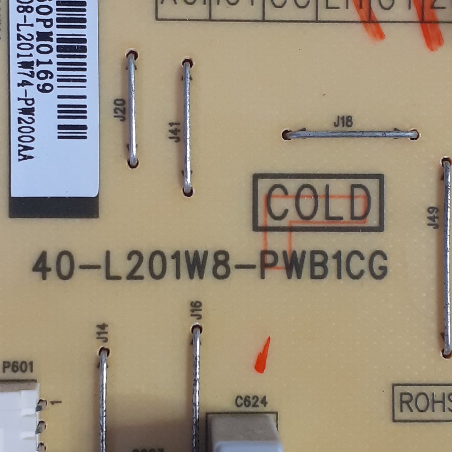 CARTE D'ALIMENTATION 08-L201W74-PW200AA pour Télé TCL 65EP681